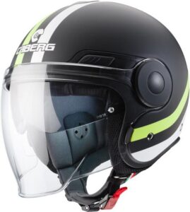 CABERG UPTOWN CHRONO  MATT SORT/HVIT/NEON
