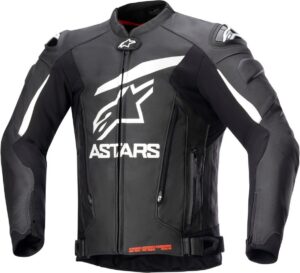 Alpinestars Skinnjakke GP Plus R v4 Svart/Vit