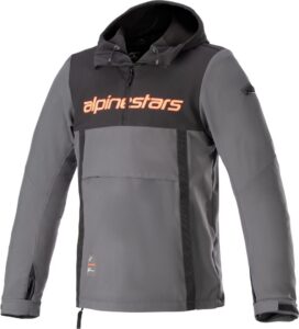 Alpinestars Hoodie Sherpa Svart/Grå/Rød