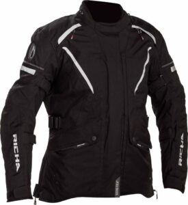 Richa Cyclone Dame MC-Jakke Svart