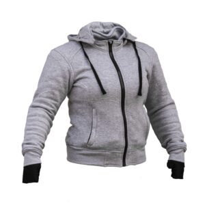 Bullfighter Slasher Dame MC-Hoodie  Grå