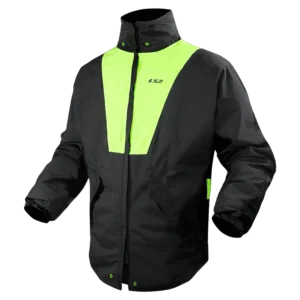 LS2 Regnjakke Svart/Gul- X-Rain