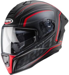 CABERG DRIFT EVO INTEGRA SORT MATT/GRÅ/RØD FLUO