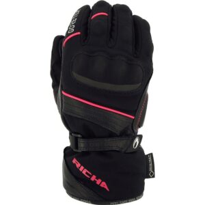 Richa Diana Dame Gore-Tex Hanske Svart/Rosa