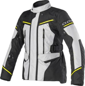 CLOVER STORM-4 WP JACKET LYS GRÅ/LYS GRÅ/SORT/GUL