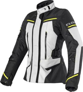 CLOVER STORM-4 WP LADY JACKET LYS GRÅ/SORT/GUL
