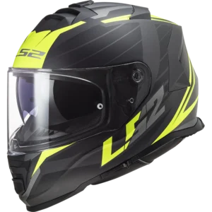 LS2 MC-Hjelm FF800 Storm II Nerve Svart/Gul