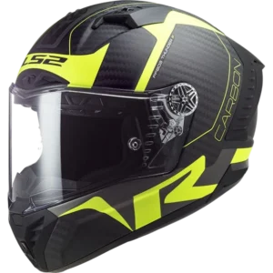 LS2 MC-Hjelm FF805 Thunder Racing Hi-Vis/Gul