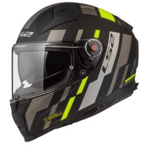 LS2 MC-Hjelm FF811 Vector 2 Tron Svart/Gul