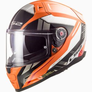 LS2 MC-Hjelm FF811 Vector 2 Stylus Svart/Oransje
