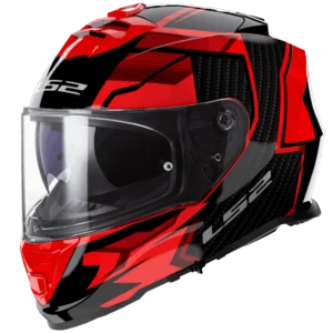 LS2 MC-Hjelm FF800 Storm II II Tracker Svart/Rød