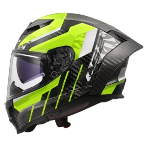 LS2 MC-Hjelm FF807 Dragon Trax Svart/Gul