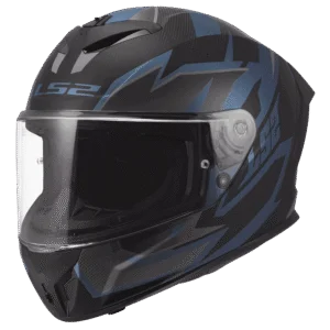 LS2 MC-Hjelm FF820 Rapid III Xtrem Blå Petrol