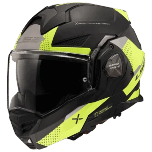 LS2 Åpningshjelm FF901 Advant X Oblivion Matt Svart/Gul