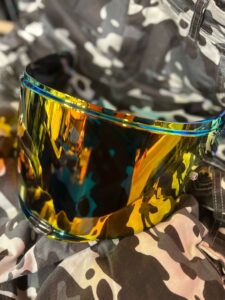 LS2 Visir FF327 Challenger – Rødt Sølv/Rødt Speil