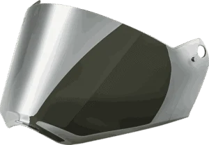 LS2 Visir MX436 Pioneer – Sølv/Speil