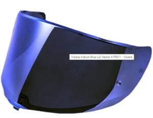 LS2 Visir FF811 Vector II – Iridum Blå/Speil Blå