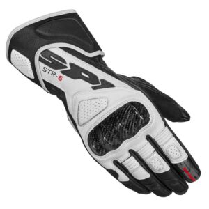 SPIDI STR-6 HANSKE BLACK WHITE