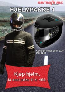 Pakke 1: Axxis GP Racer og Artech Stripe jakke