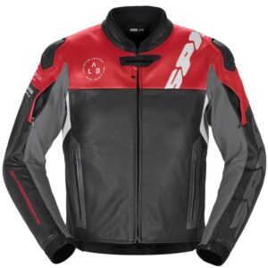 SPIDI DP-PROGRESSIVE SKINNJAKKE BLACK WHITE RED