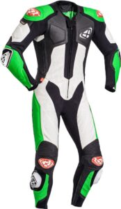 Ixon Vendetta Evo Race S./Grønn Str L, Full-Race stretch ventilert Airbag ready
