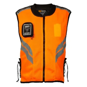 Bullfighter MC-Vest m/Borrelås For Patch Oransje