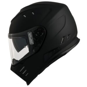 Simpson MC-Hjelm Venom Matt Svart