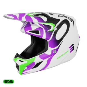 Shot, HJÄLM SPEED KID GHOST PURPLE, GLOSSY, BARN