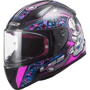 LS2 MC-Hjelm FF353 Rapid Mini Vodoo Rosa