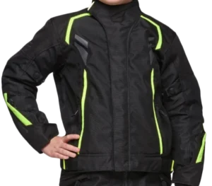 Sweep Wolverine 2 Barn MC-Jakke Svart/Gul
